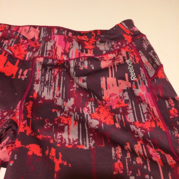 $12/2+ Reebok Play Warm Athletic Leggings Pink - Picture 3 of 8